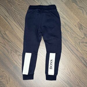 Boss Kids Dark Blue Joggers with Light Panels